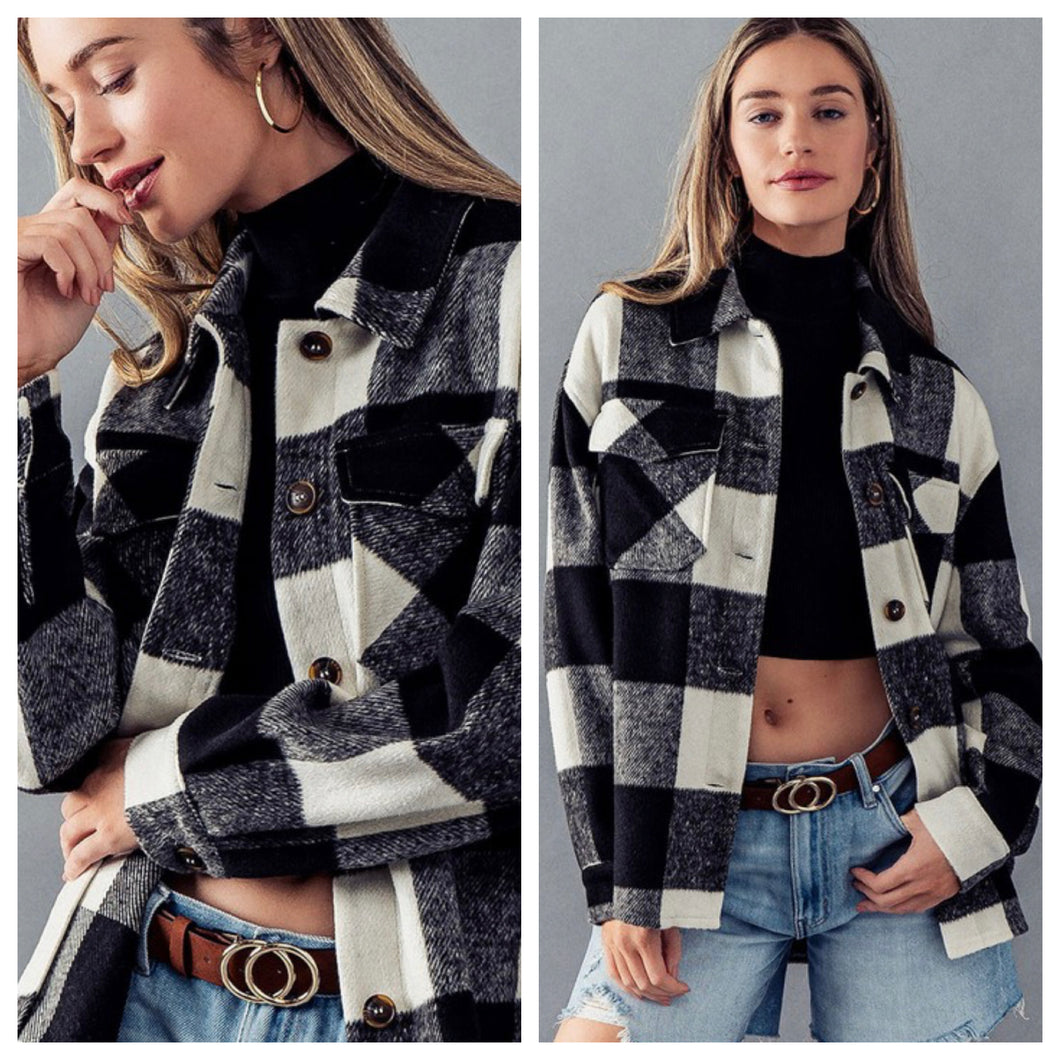 Brooke Plaid Shacket