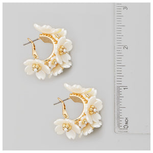 Emma Earrings Ivory