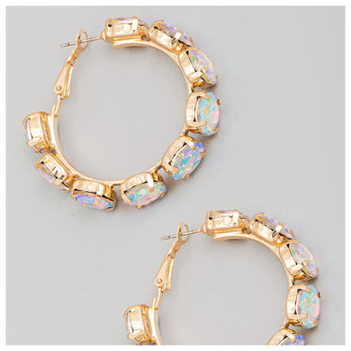 She Fancy Hoops Iridescent