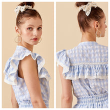 Dorothy Gingham Ruffle Top