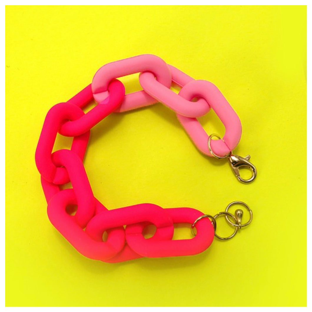 Chain Bracelet Pinks
