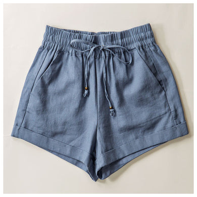 Sass Drawstring Shorts Blue