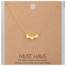 Triple Heart Necklace