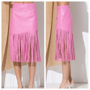 Felisha Fringe Skirt