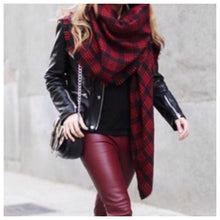 Back To School Girl Plaid Scarf