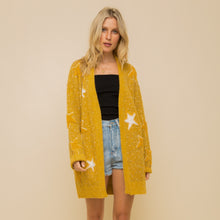 Fuzzy Star Cardigan