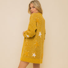 Fuzzy Star Cardigan