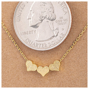 Triple Heart Necklace