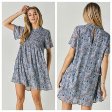 Something Blue Smocked Dress