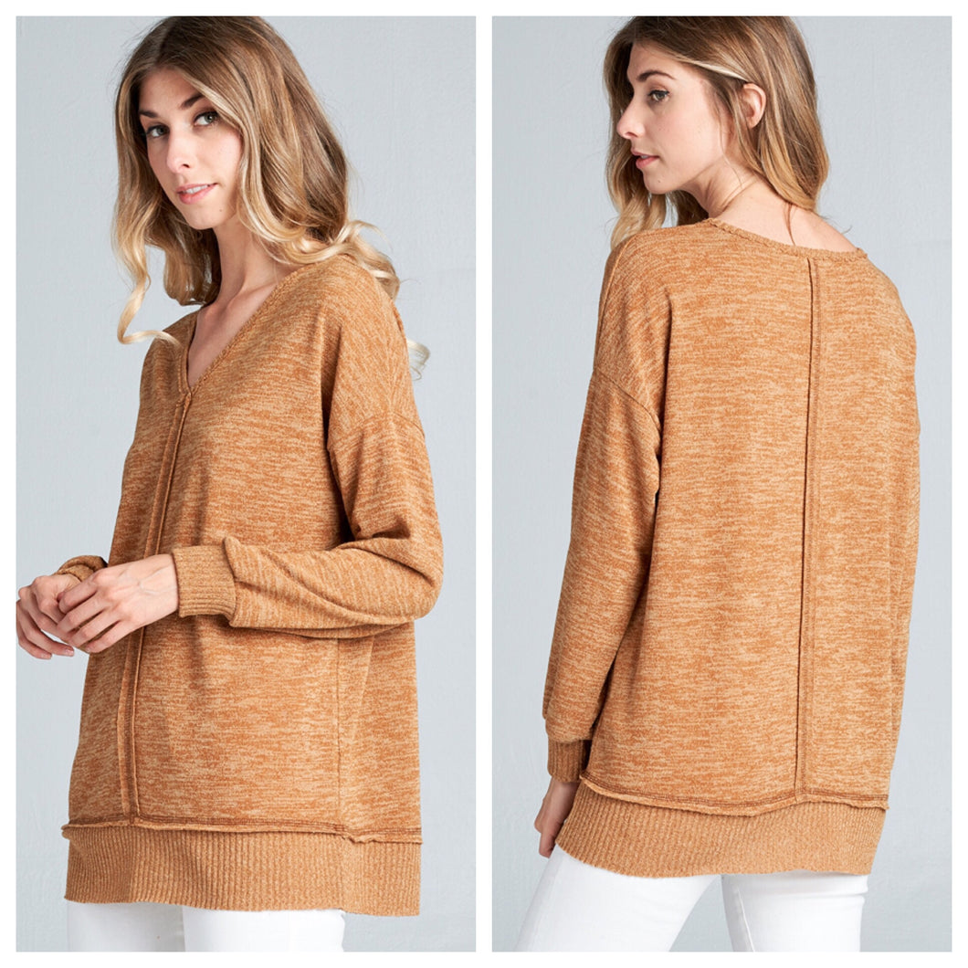 Lauren Seamed Sweater