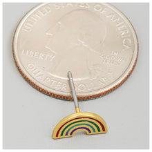 Mini Rainbow Stud Earrings